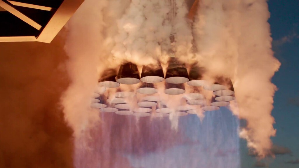 Un edificio de 24 plantas flotando en el cielo: SpaceX se ha despedido de Starship v2 con una maniobra inédita