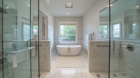 Ahora Genera Mas Imagenes De Duchas Walk In De Una Casa Con Una Imagen Bonita Donde Se Vea El Bano Completo 1