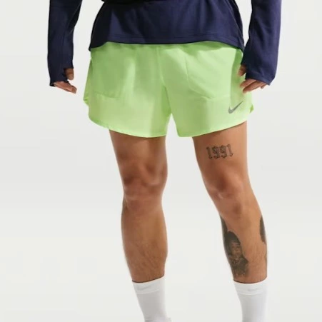 Nike Stride Pantalón corto de running Dri-FIT de 13 cm con malla interior - Hombre