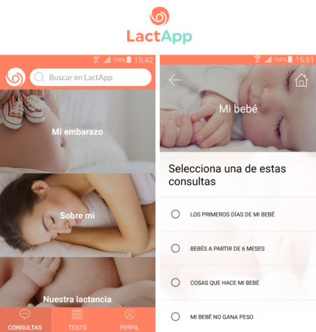 'LactApp': una experta de lactancia en tu bolsillo en forma de aplicación móvil