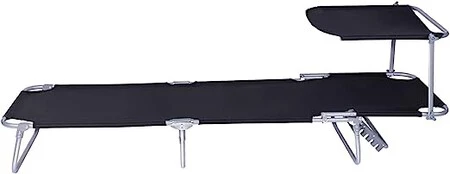 2X Tumbonas con Parasol Sillas Plegables Playa Piscina Hamaca Suelo