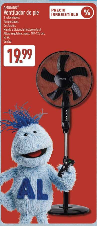 Ventilador De Pie Aldi