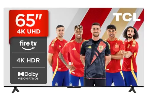 TCL 65PF650, 65" 4K UHD Smart TV, Fire TV (Dolby Vision, Dolby Atmos, DTS, HDR 10, Alexa Integrado, Airplay2, Miracast)