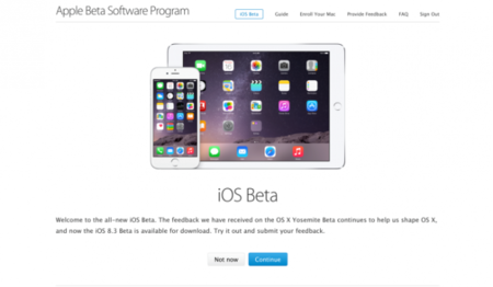 Lo prometido es deuda, iOS 8.3 se estrena por primera vez en el canal de beta pública