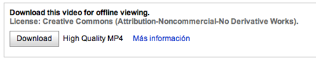 Youtube también implementa un modo offline