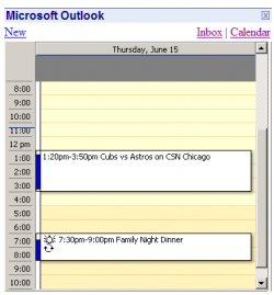 Microsoft Outlook Gadget para iGoogle