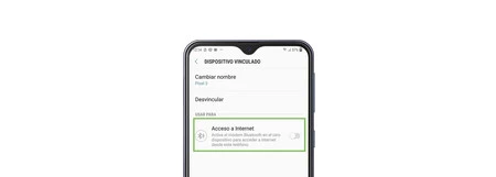 インターネットアクセスを示すボタンをアクティブにします