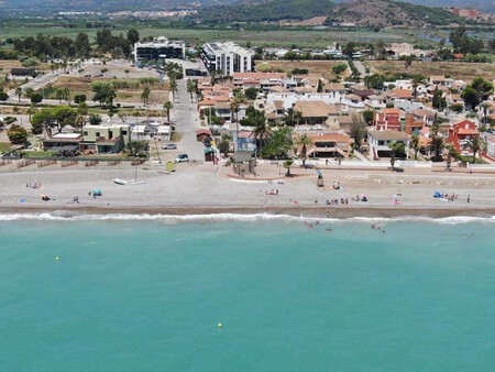 Pueblo Pesquero Playa Valencia Bonito Tranquilo Sin Turistas Buen Tiempo Escapada Espana