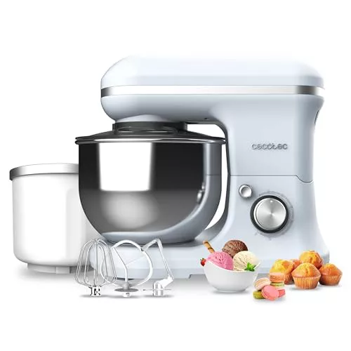 Cecotec Batidora Amasadora Cecomixer Merengue 5L 1200 Ice-Cream Azul