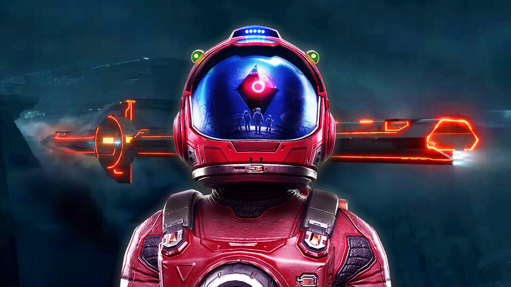 Un clan de No Man's Sky creó un superportaviones inspirado en el Rectificador de Tron: Legacy y es brutalísimo 