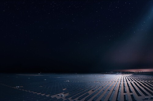Espejos en el espacio para que no se haga de noche sobre los paneles solares