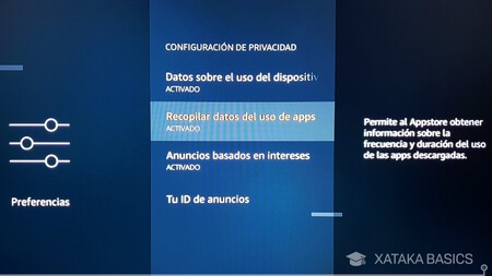 datos de uso