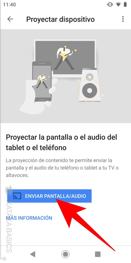 Enviar Pantalla Audio