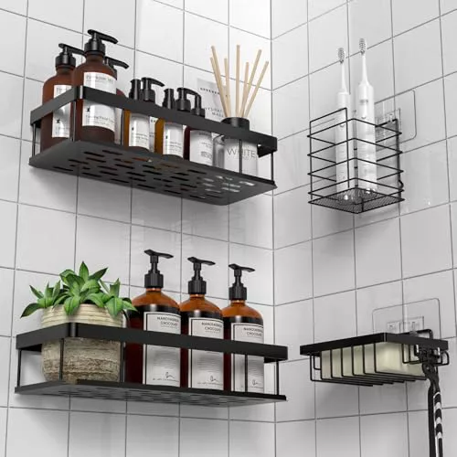 UUlioyer Estanteria Baño, Resistente al Agua y al Oxido