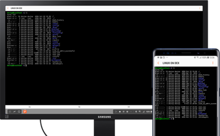 Linux on DeX se actualiza y llega al Galaxy S9, S9+, los S10 y la Tab S5e