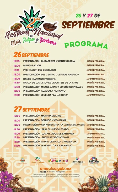 Lánzate al Festival de Mole, Pulque y Barbacoa a este Pueblo Mágico de Querétaro: es gratis y habrá platillos típicos, concurso de mole y catas de pulque