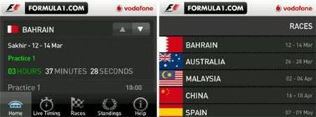 Official Formula1.com Live Timing App, sigue la F1 desde tu BlackBerry