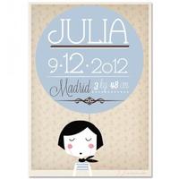 Láminas de nacimiento personalizadas 