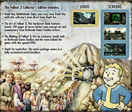 Así será la edición de coleccionista de 'Fallout 3'