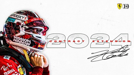 Leclerc Ferrari F1 2024