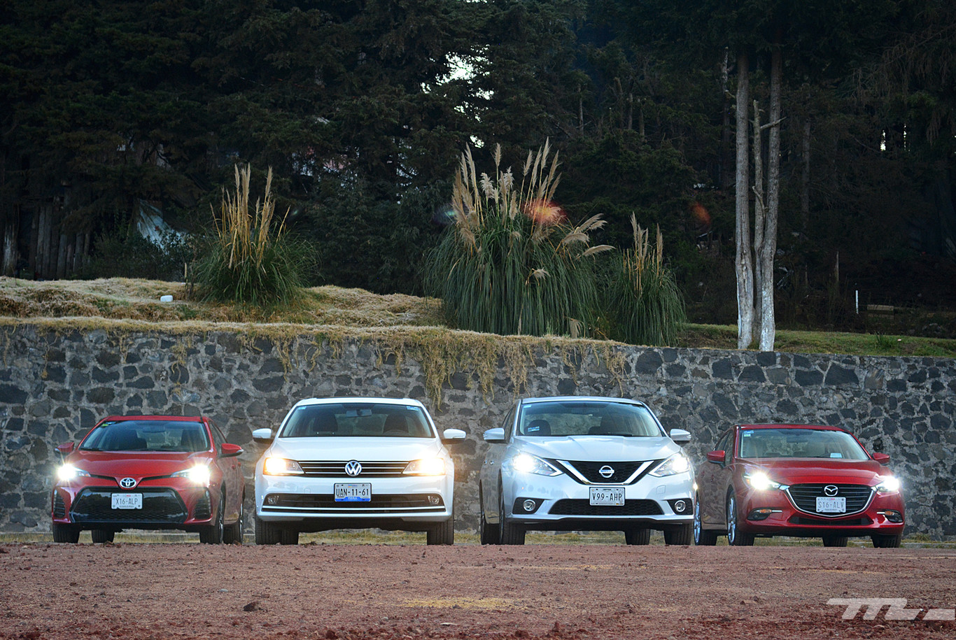 Comparativa: Mazda3 vs. Nissan Sentra vs. Toyota Corolla vs. Volkswagen Jetta (III)