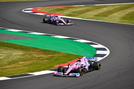 Hulkenberg Stroll Silverstone F1 2020