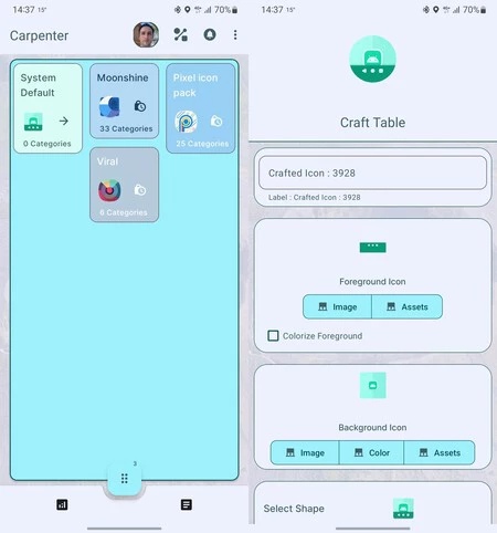 大工アイコン パック