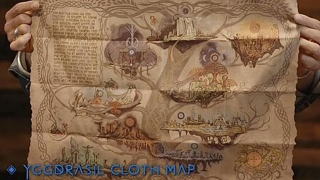 Edicion Especial Jotnar De God Of War Ragnarok Cuenta Con Un Mapa De Tela Donde Aparecen Los 9 Reinos Nordicos2