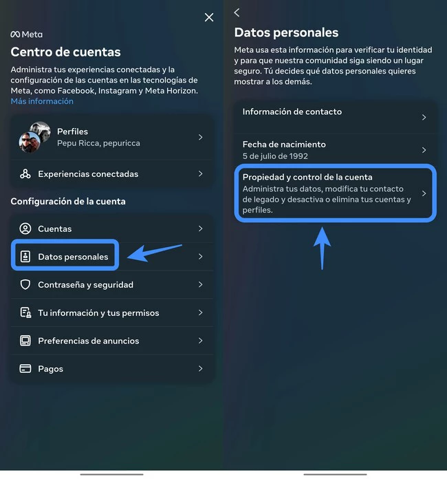 Instagram y Facebook ponen patas arriba los pasos para borrar la cuenta:  esto es lo que debes hacer ahora