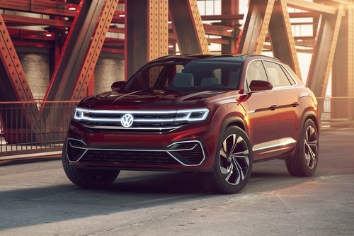 Volkswagen Atlas Cross Sport concept, el T-Roc norteamericano será gigante, híbrido y enchufable