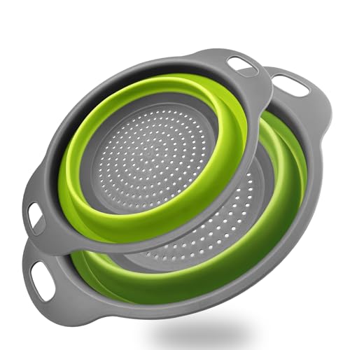 Zeripikfoasp 2 Piezas Escurridor Plegable