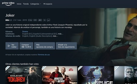 Las películas que compras en Prime Video no te pertenecen, y una usuaria denuncia a Amazon por ello