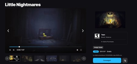 Juego Gratis Little Nightmares Epic Celulares