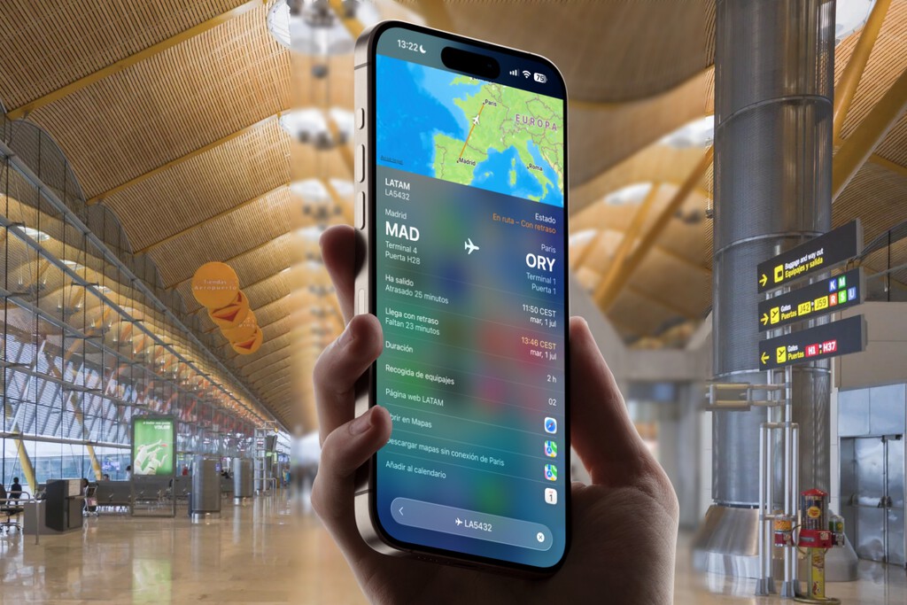 Llevo más de diez años usando un iPhone y no conocía este truco: conocer datos de un vuelo en tiempo real sin instalar ninguna app