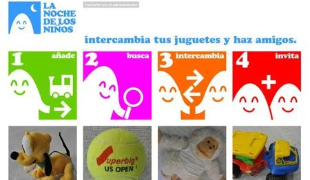 Noche en blanco 2010, intercambia juguetes