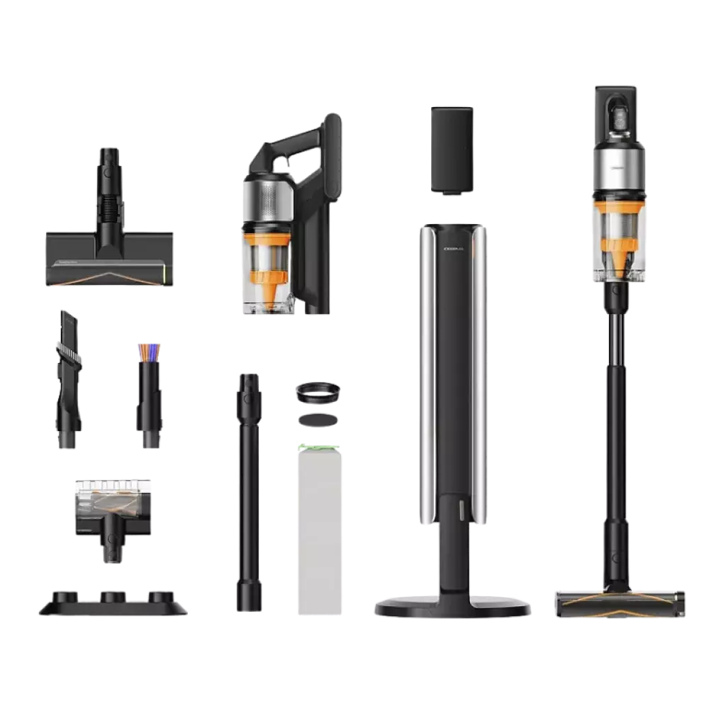 Deerma Z50 Combo con estación de vaciado y accesorios 27000 Pa 0,6L - Aspiradora sin Cables