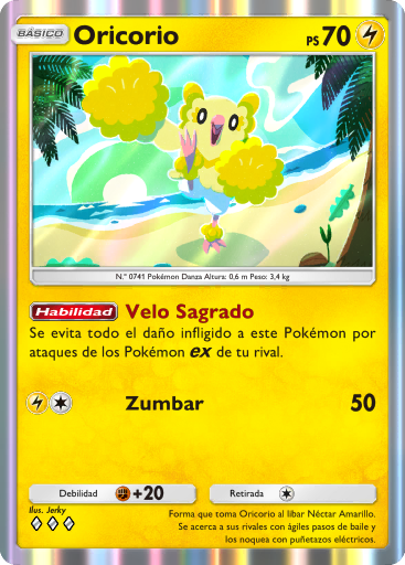 Oricorio Guardianes Celestiales 66 Tcg Pocket