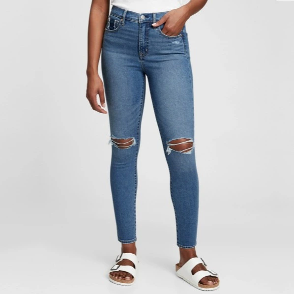 Gap Vaquero de mujer pitillo básico con bolsillos
