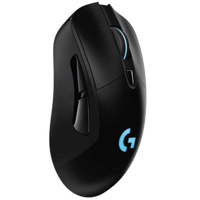 Mouse Gamer Sem Fio Logitech G703 LIGHTSPEED com RGB LIGHTSYNC, 6 Botões Programáveis, Sensor HERO 25K e Bateria Recarregável - Compatível com POWERPLAY
