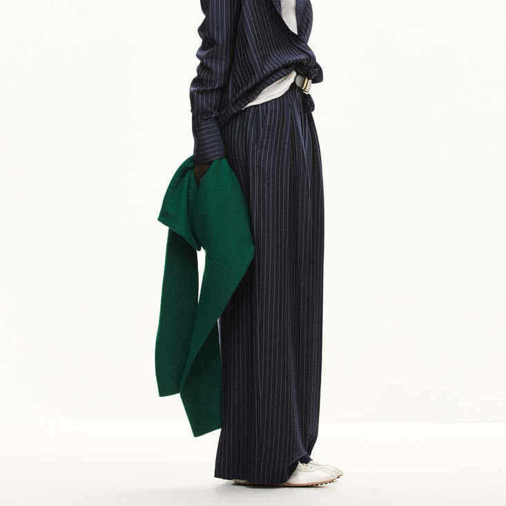 Pantalón wide leg raya diplomática