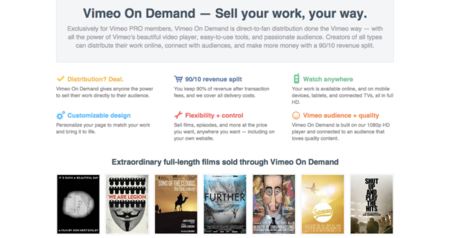Vimeo lanza herramientas para que los creadores cobren por sus vídeos