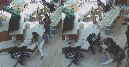 Un policía salva la vida de una niña que se atragantaba, recordándonos la importancia de saber cómo actuar