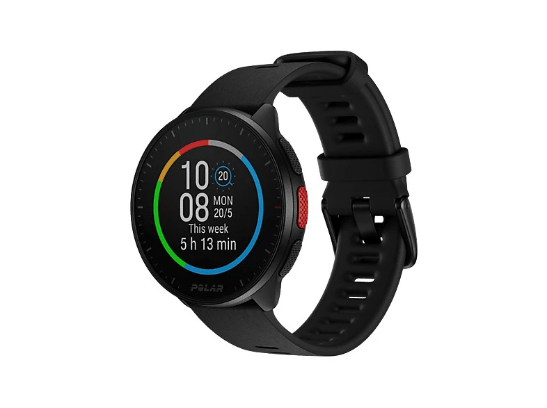 Reloj deportivo - Polar Pacer, Negro, 21 cm, 1.2", GPS, GLONASS, Galileo, QZSS.