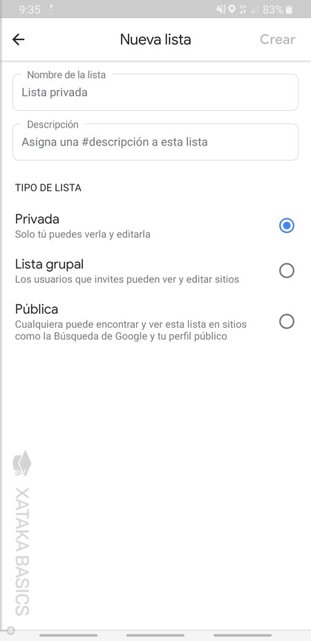 Configura Lista