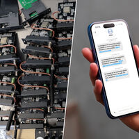 Una cafetería en Barcelona escondía 400.000 euros en material informático: se usaba para enviar millones de intentos de estafa por SMS