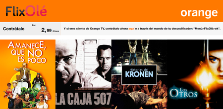 FlixOlé se suma a la plataforma de Orange TV con más de 3.000 títulos, principalmente de cine español