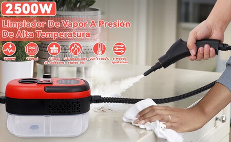 Limpiador De Vapor De 2500w Maquina De Limpieza Mx