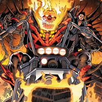 ¿Qué ocurre si Red Hulk se fusiona a la vez con Venom y Ghost Rider? La respuesta está en un cómic brutal