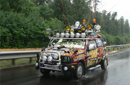 El coche más truñeado de la Historia está en Rusia