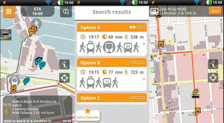Aplicación viajera: Moovit que nos informa de las demoras en el transporte público